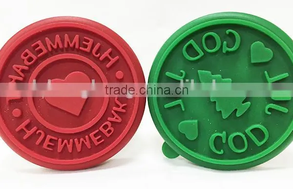 Unique Funny Silicone and Wood Cookie Stamp Baking Stamp Baking Tools photo-5