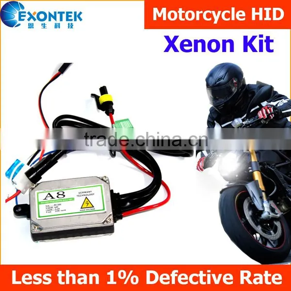 2016 New Arrival H6 Xenon HID Motorcycle Headlight/35W Motorcycle Headlight With 1 Year Warranty