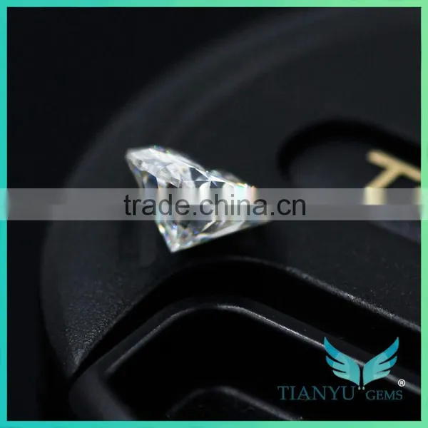 Lab Created Diamonds DEF Colorness Stone Foreverone Band Moissanite photo-3