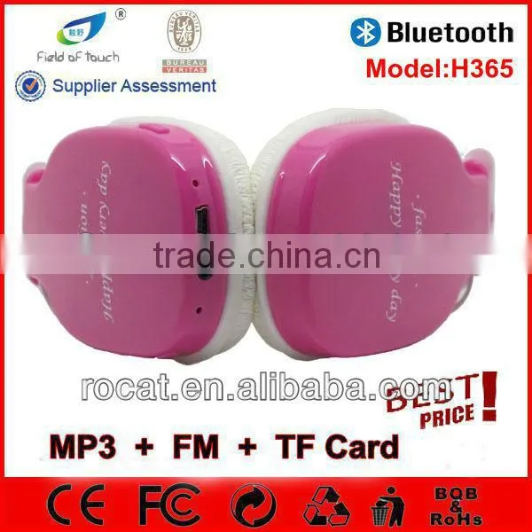 2014 Perfect Bluetooth Headset With Stereo Hifi Sound Quality and tf Card Slot fm Radio Function photo-5