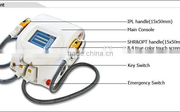 Big Discount Imported Lamp Two Handles 3000w 1-10hz Shr Hair Removal Weifang Ipl photo-4
