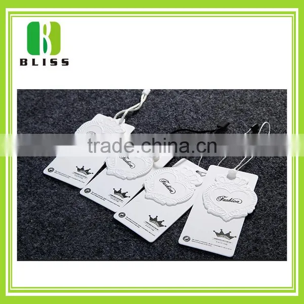 Special String Double Fancy Clothing Paper Hang Tags Wear for Garment photo-5