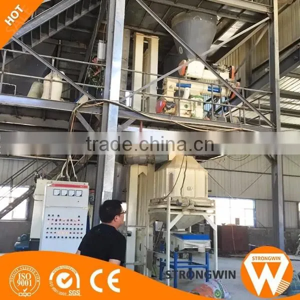 China Strongwin Animal Feed Machinery 1t/h Feed Mini Pellet Production Line Plant photo-2