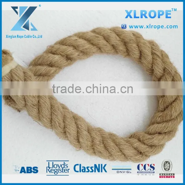 XLROPE Natural Fiber Rope 3 Strand 18mm Jute Rope photo-2