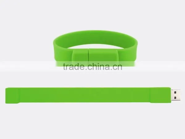 Fashionable Silicon Rubber USB Wrist Band photo-6