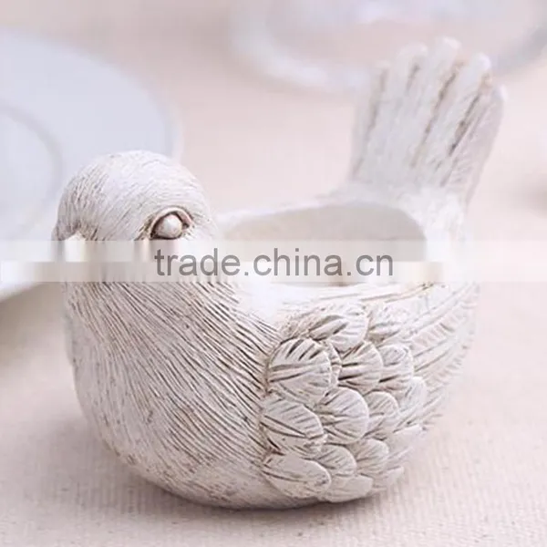 Popular Resin Elephant and Bird Tea Light Candle Holder as Wedding Party Gifts photo-5