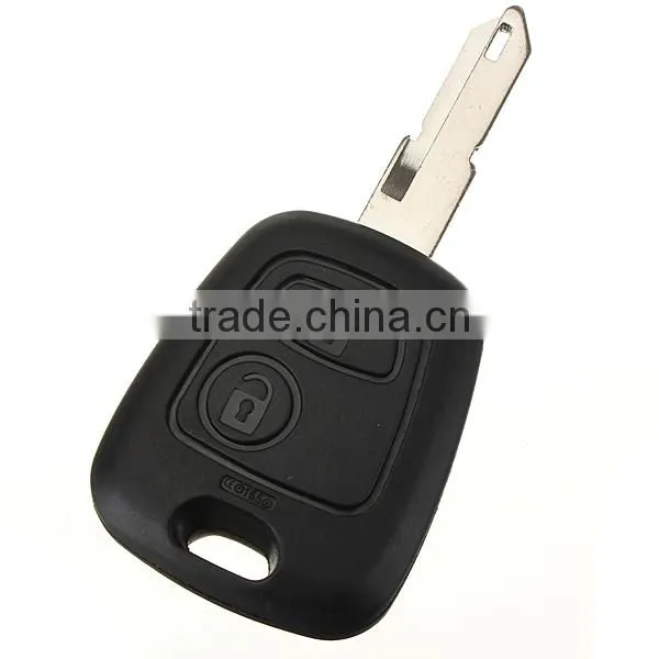 2 Button Compelete Remote Flip Key Fob With Chip TFor PEUGEOT 206 photo-4