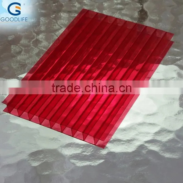 UV Coating 4/6/8/10/12mm Polycarbonate Hollow Sheet Roof Cover for Decorative Ceiling Plates photo-3