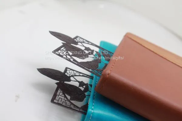 Custom Magnet Gold Leaf Bookmark With Logo photo-4