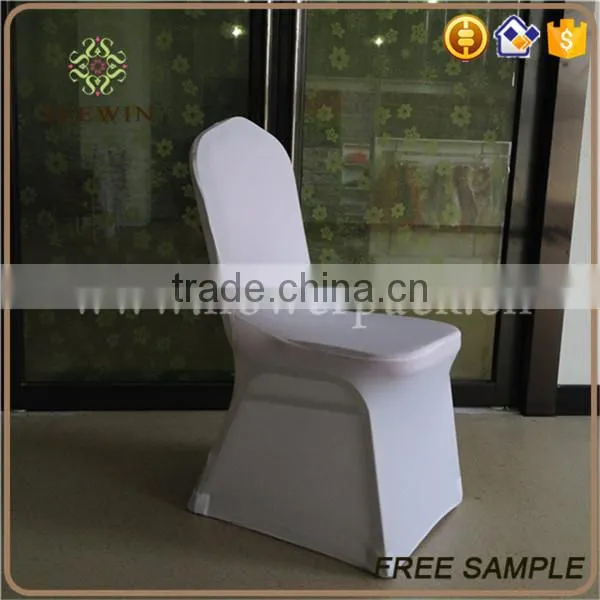 Cheap Plain Standard Size White Chair Cover photo-3