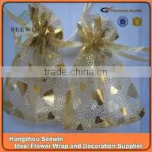 Beautiful Handbag Organza Gift Bag With Printing Customerized Pattern With Drawing Pouch Logo photo-3