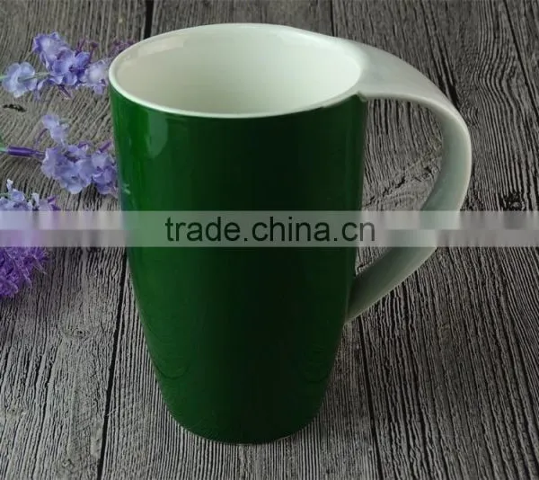 Wholesale 400ML Glaze Color Porcelain Coffee Mug Promotional Mug photo-4
