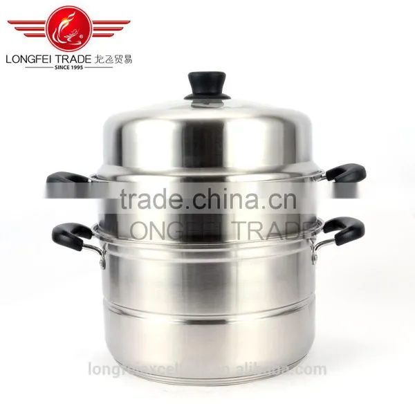 Best Selling Two Layer Stainless Steel Steam Pot/cooking Pot photo-5
