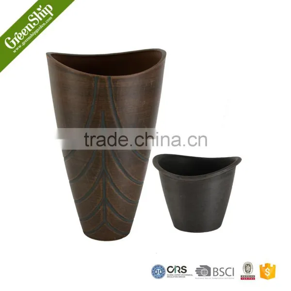 Plastic Materials And Hot Selling Style Decorative Garden Planter From GreenShip photo-2