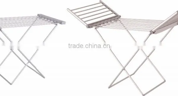 ELECTRIC HEATED CLOTHES AIRER DRYER HORSE RACK INDOOR LAUNDRY FOLDING WASHING photo-2