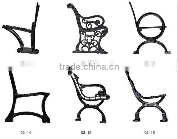 Decorative Garben Bench Leg,Metal Bench Brackets,Iron Casting Metal Legs photo-4