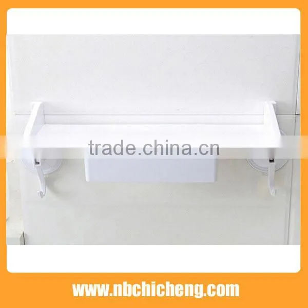 High Quality Fashion Wall Storage Rack Plastic Suction Storage Holder photo-3