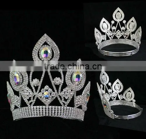 Fashion Pageant Jewelry Rhinestone Big Hair Accessoris Tiaras photo-2