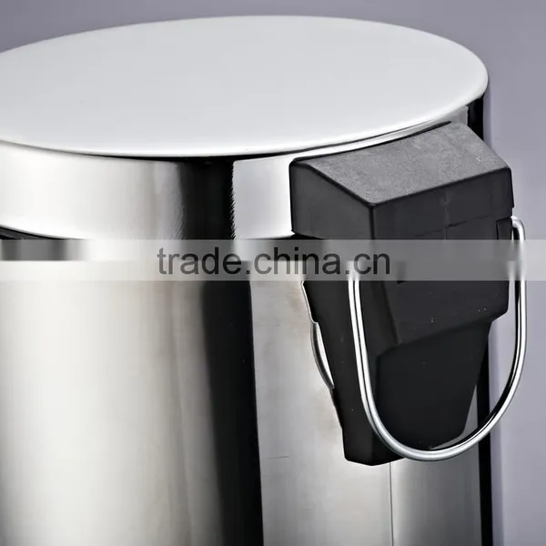 Home Used Indoor Metal Waste Bin With Swing Cover photo-4