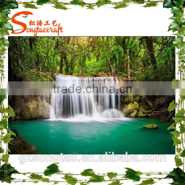 Extremely Romantic Artistic Simulation Rockery Waterfall Landscape Art Decorative Artificial Rockry Waterfall photo-2