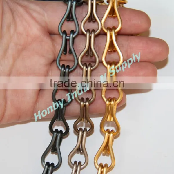 Hook Linked Decorative Aluminum Metal Chain