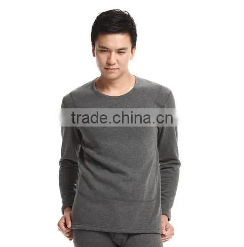 Top Brand High Quality Winter Warm Wool Thermal Underwear Set Men And Ladies Long Johns photo-3