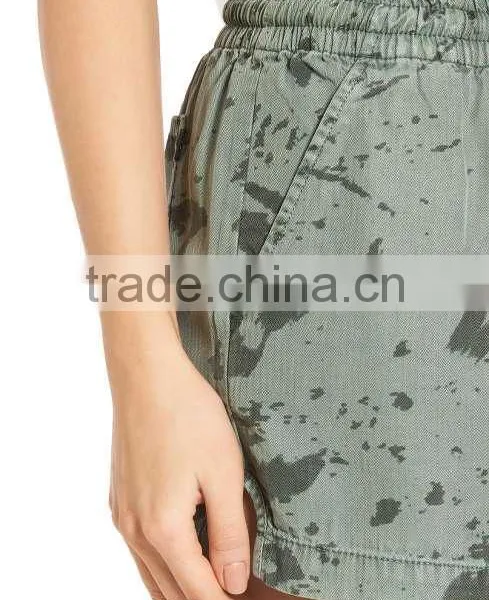 MGOO Factory Supplied Latest Design Women Shorts Custom Print Joggers Gym Wear Sporty Laid-back Pants photo-4