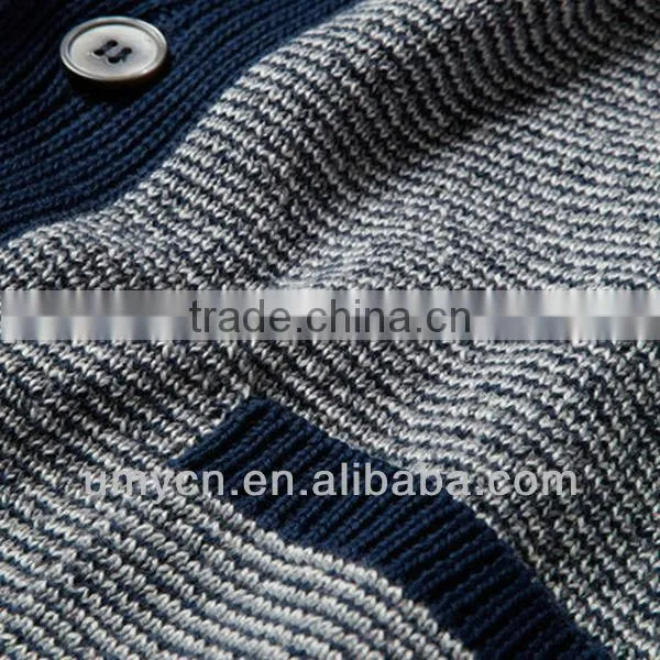 Melange Pocketed Latest Men's Cardigan Man Sweater photo-4