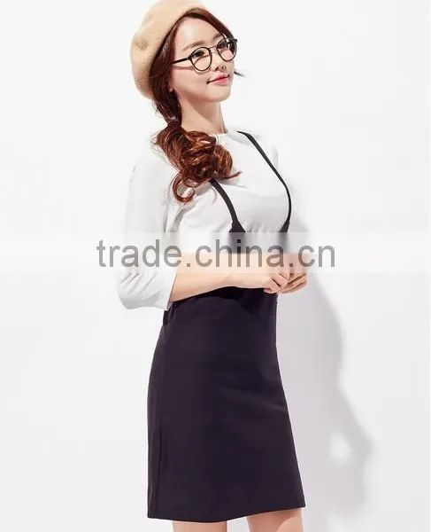 Female Black Thin Buttock Braces Skirt With Elastic Bag photo-5