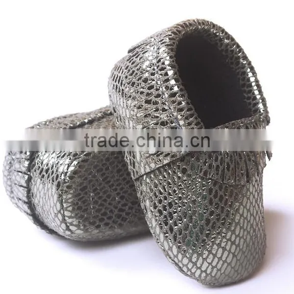 Shinning Leather Moccasins Shoes for Baby, Baby PU Shining Moccains photo-6