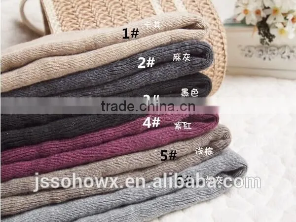 2014 Winter Solid Strip Knitted Wool Leg Warmer Wholesale photo-2