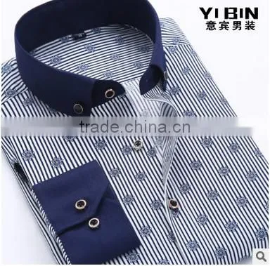 Latest Shirt Designs for Men Hot Wholesale Cheap Polo Fashionable Hawaiian Printed Work Shirt for Men photo-2