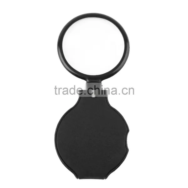Hot Selling Mini Pocket 5X 45mm Folding Jewelry Magnifier Magnifying Eye Glass Loupe Lens photo-4