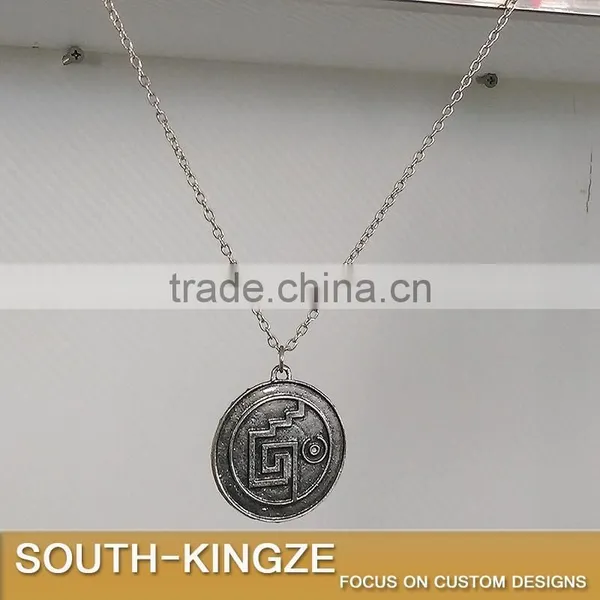 Carribean Sea Marine Style Metal Antique Silver Pendant photo-6