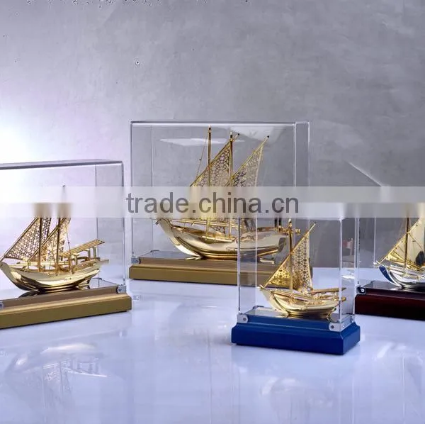 2017 NEW DESIGN Real Golden Plated Dhow Model For Islamic Souvenirs Gifts photo-4
