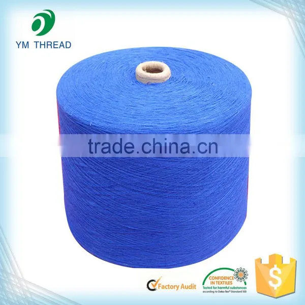 Cone Dyed Fabric Socks Yarn 100% Polyester Spun Yarn 30/1 photo-3