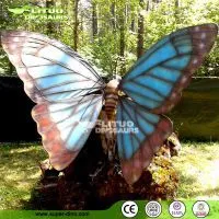 Big Simulation Animatronic Insect Model Butterfly photo-2