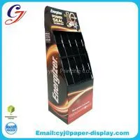 Electrical Battery Flooring Cardboard Display Stand for Promotional Sale photo-3