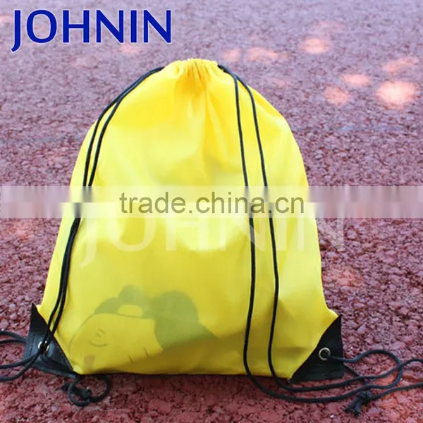 ODM Promotional Custom Design 30x45cm Nylon Drawstring Bags Shopping Bags photo-3