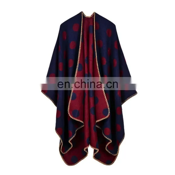 New Lengthened Thickening Winter And Winter Travel Cape Cloak photo-4