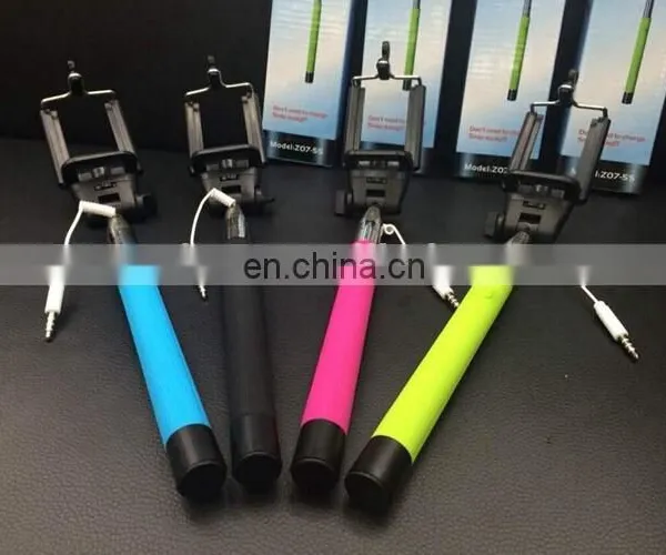 Round Tube Easy Take Photo Mobile Phone Selfie Sticks photo-2