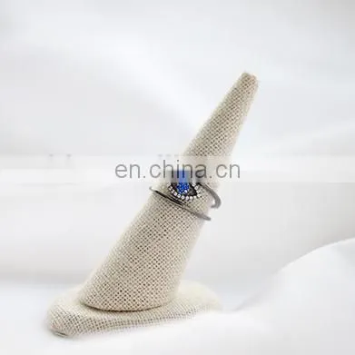925 Sterling Silver Ring Adjustable Silver Ring Eye Ring photo-3