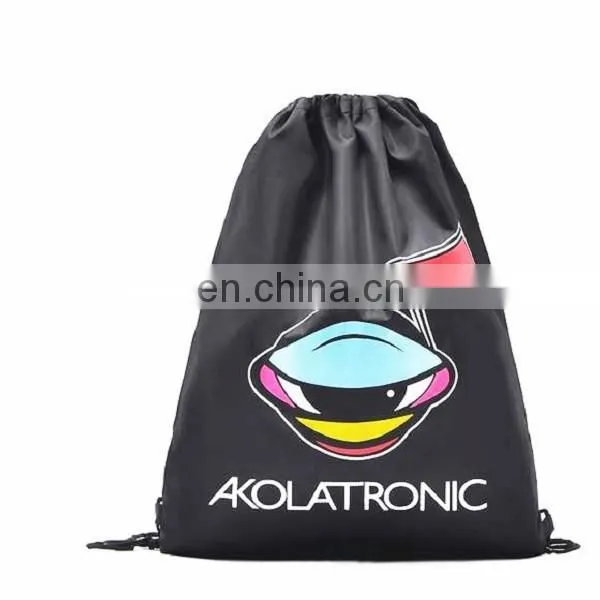 Fashion Digital Printing Calico Backpack Bag With Drawstring photo-3