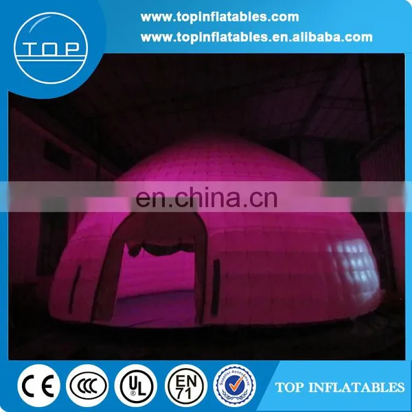 Party Used Inflatable White Dome Tent With Led Lighting for Sale photo-5