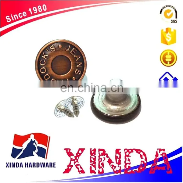 17mm Metal Buttons, With Custom Design, Rhinestone Buttons photo-3