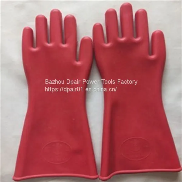 Insulation Rubber Hand Gloves Latex Professional Supplier photo-5