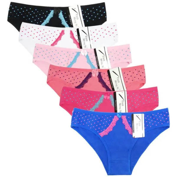 Yun Meng Ni Sexy Underwear Pretty Printed Girls Briefs Soft Cotton Women's Panties Lingerie photo-5