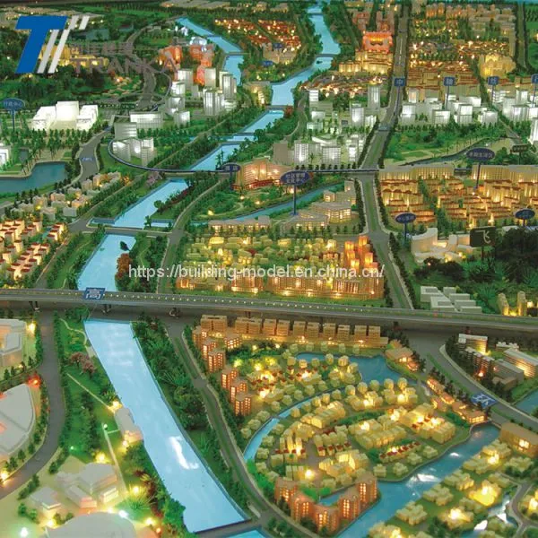 Hot Sell 3D Miniature City Models , Scale Model Building Making photo-2