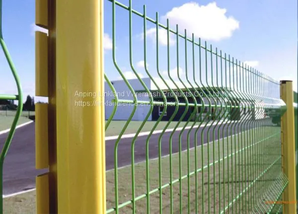 Peach Post Fence