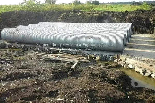 Multi structural plates assembly corrugated steel pipe price